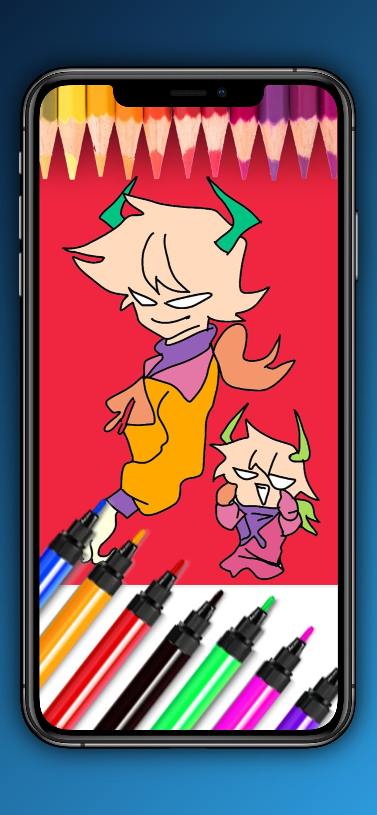 Downloads Selever Fnf Coloring Book Android - vrogue.co