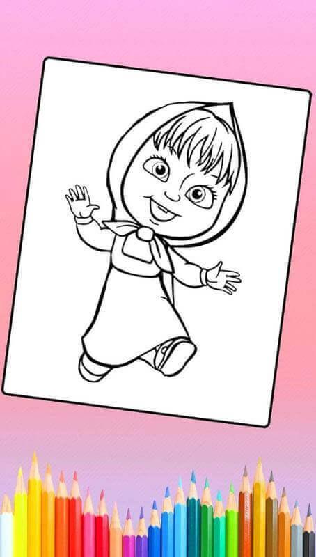 Coloriage De Macha Et Lours For Android Apk Download