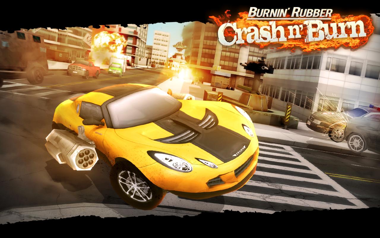 Желтые гонки игра. Игра Burning Rubber. Burnin Rubber crash n Burn. Гонки на андроид. Жёлтая машина игра.