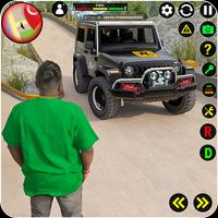 4x4 Mud Jeep Driving Games 3D poster