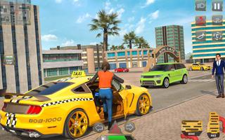 Us Taxi Car Driving Car Games screenshot 1