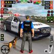 policía auto conduciendo juego