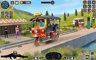 Modern Rickshaw Driver Game 3D screenshot 1