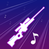 Beat gun hop EDM 3D music game icône