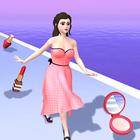 Girl Runner 3D icône