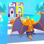 Blue Monster Run أيقونة