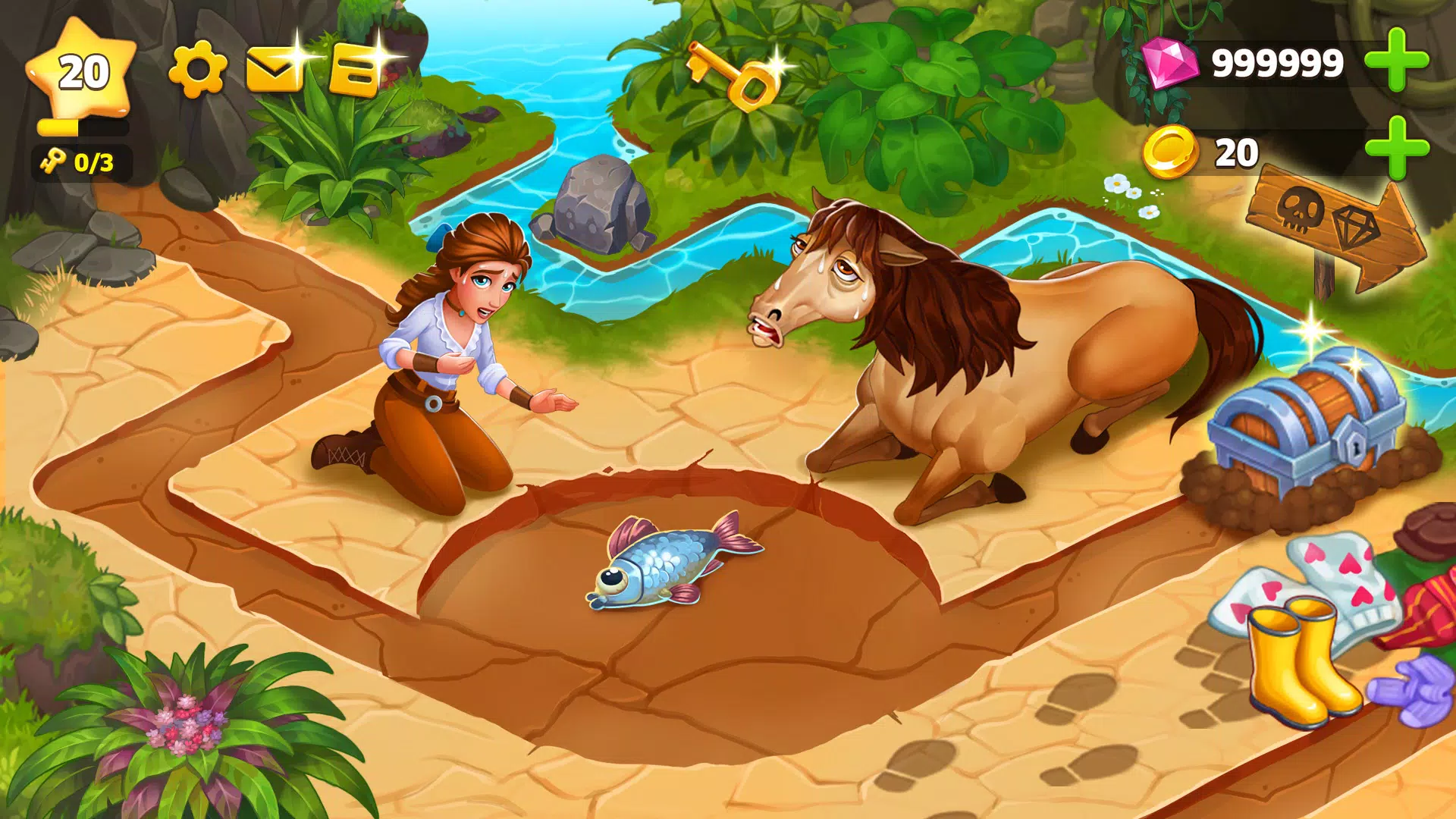 Download do APK de Jogos de aventura na selva de para Android