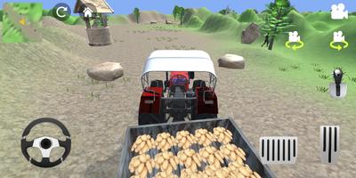 Indian Tractor Farming Simulat syot layar 1