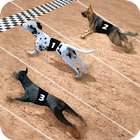 ikon game balap anjing nyata simula
