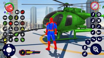 Spider Gangster Hero Crime Sim پوسٹر