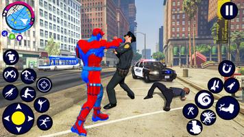 Spider Gangster Hero Crime Sim تصوير الشاشة 3