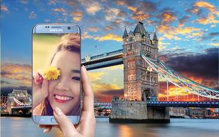 Mobile phone selfie frames الملصق