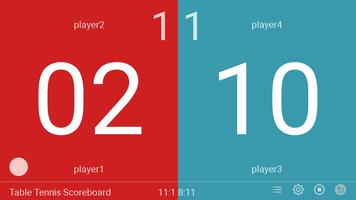 Table Tennis Scoreboard ảnh chụp màn hình 1