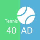 Tableau de bord de tennis icône