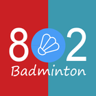 Tableau de bord de badminton icône