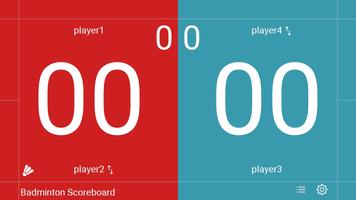 Badminton Scoreboard скриншот 2