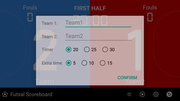 Futsal scoreboard capture d'écran 1