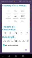 période contraceptive capture d'écran 2