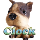 chien horloge icône