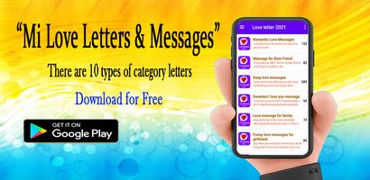 Poster Love Letter and Messages