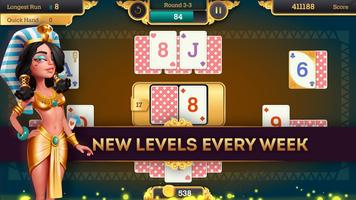 Cleopatra Solitaire TriPeaks Ekran Görüntüsü 1