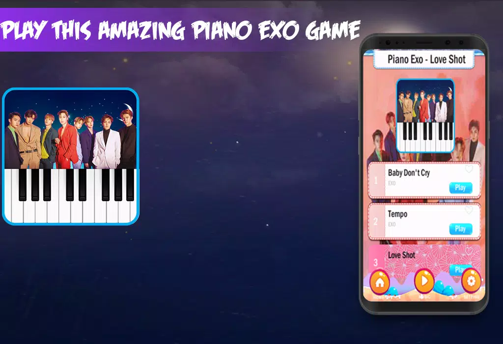 Piano EXO Game - Love Shot APK for Android Download