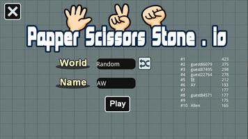 Paper Scissors Stone.io Cartaz