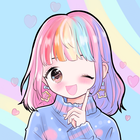 Cute live star:dress up avatar icon