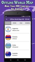 offline dunia peta HD 3D atlas jalan melihat poster