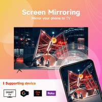 TV CAST - Screen Mirroring الملصق