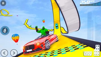 MegaRamp Car Race Hulking Game captura de pantalla 1