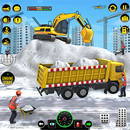 Snow Excavator Sim Crane Game APK