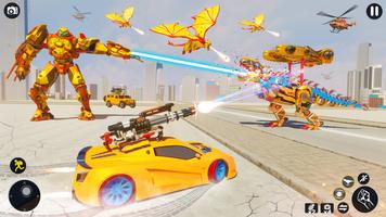 Flying Dino Robot Car Games capture d'écran 2