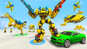 Flying Dino Robot Car Games capture d'écran 3