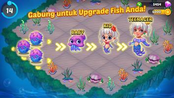 Merge Mermaids-magic puzzles syot layar 2