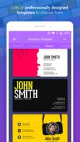 Business Card Maker + Designer تصوير الشاشة 3