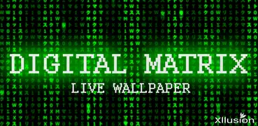 Digitales Matrix fondo animado