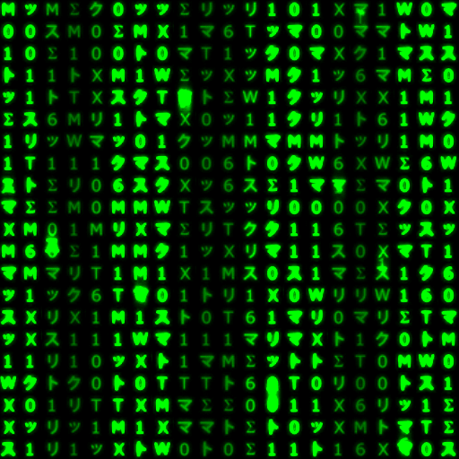 Digitales Matrix fondo animado