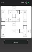 Cross Math Puzzle capture d'écran 1