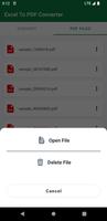 Excel to PDF Converter تصوير الشاشة 2