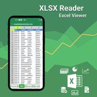قارئ XLSX -برنامج Excel Viewer الملصق