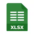 Spreadsheets office: XLS, XLSX ícone