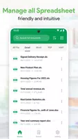 Spreadsheets office: XLS, XLSX imagem de tela 1