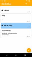 Xmobi Note capture d'écran 1