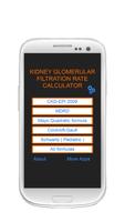 Kidney Glomerular Filtration Rate  eGFR Calculator poster