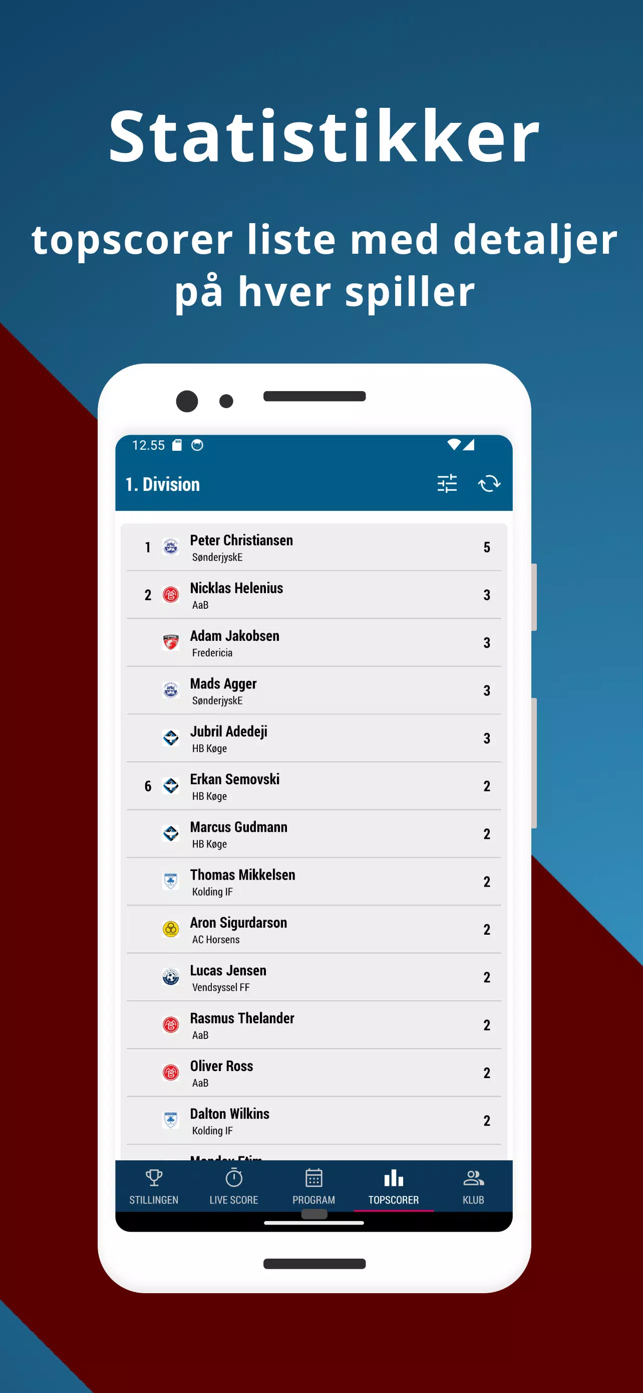 Fodbold DK - 1. Division APK for Android Download