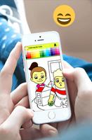 Kids Coloring BOOK Affiche