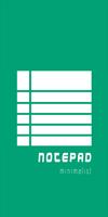 Notepad: Minimalist Notepad پوسٹر