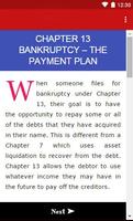 Bankruptcy Recovery Guide capture d'écran 2