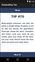 Bodybuilding Tips capture d'écran 1